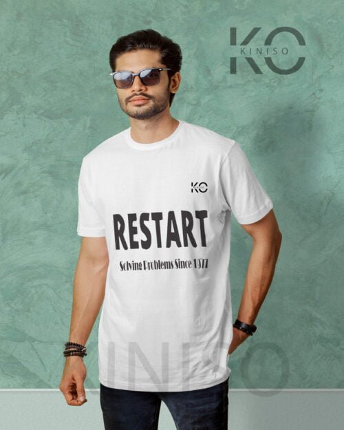 Restart Solving the Probems since 1977 tshirt design