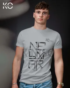 Neymar Jr T Shirt – Neymar in grey wearing by a boy