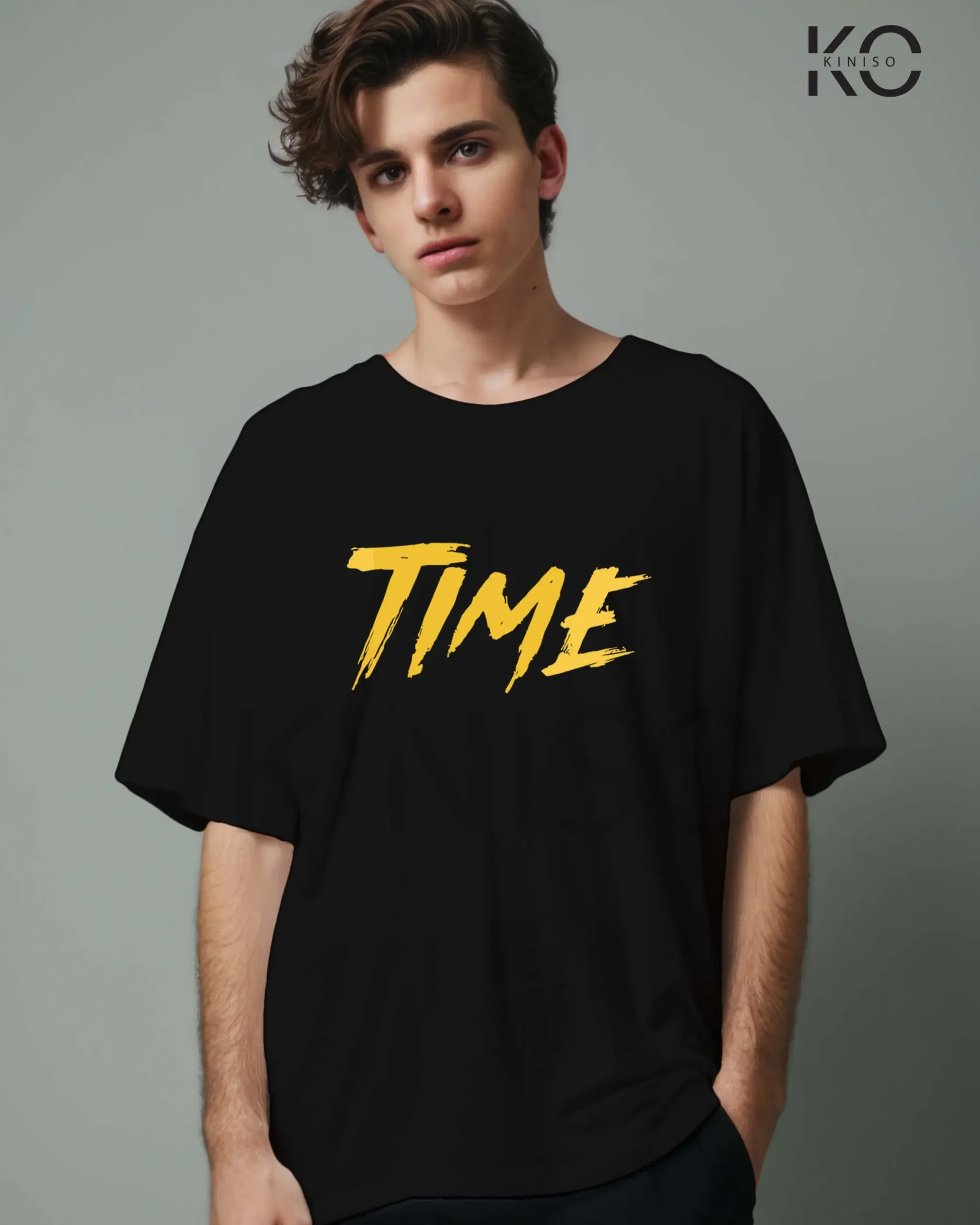 Image of graphic t shirts hip hop with Break Time Rules print Black