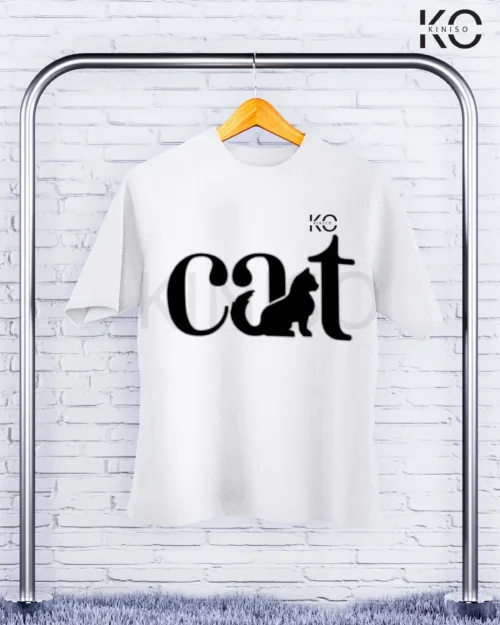 Image of White Cat Tail T-Shirts