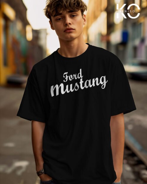 Image of ford Mustang t-shirt black