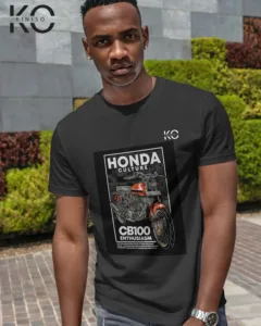 Image of Honda Bike Lover T-Shirts Honda Culture Black color