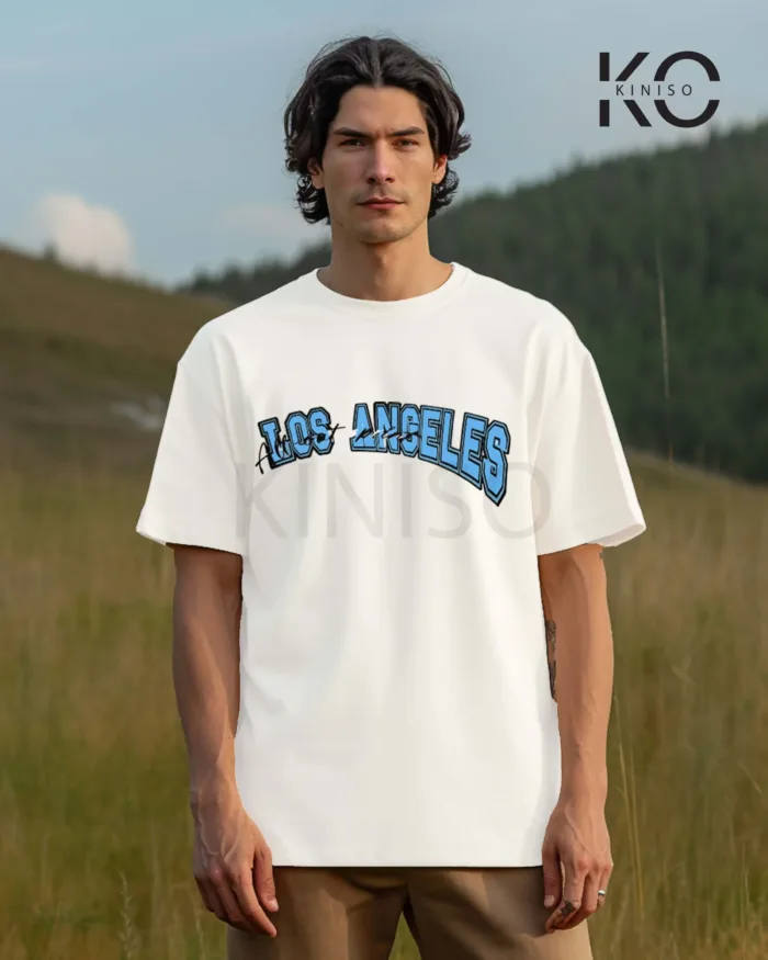 Los Angels White sports car t-shirts