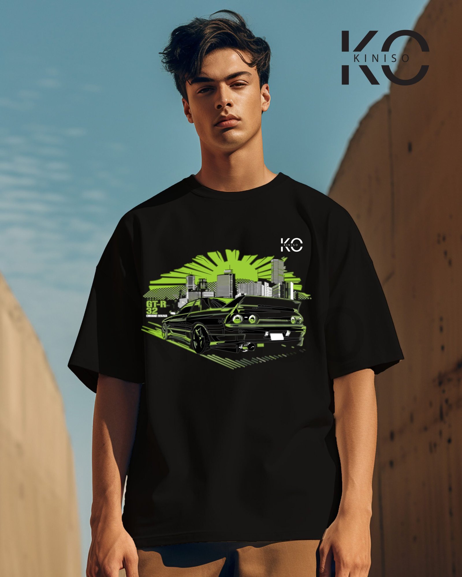 Street racing car Tail Black 2 car track t shirt