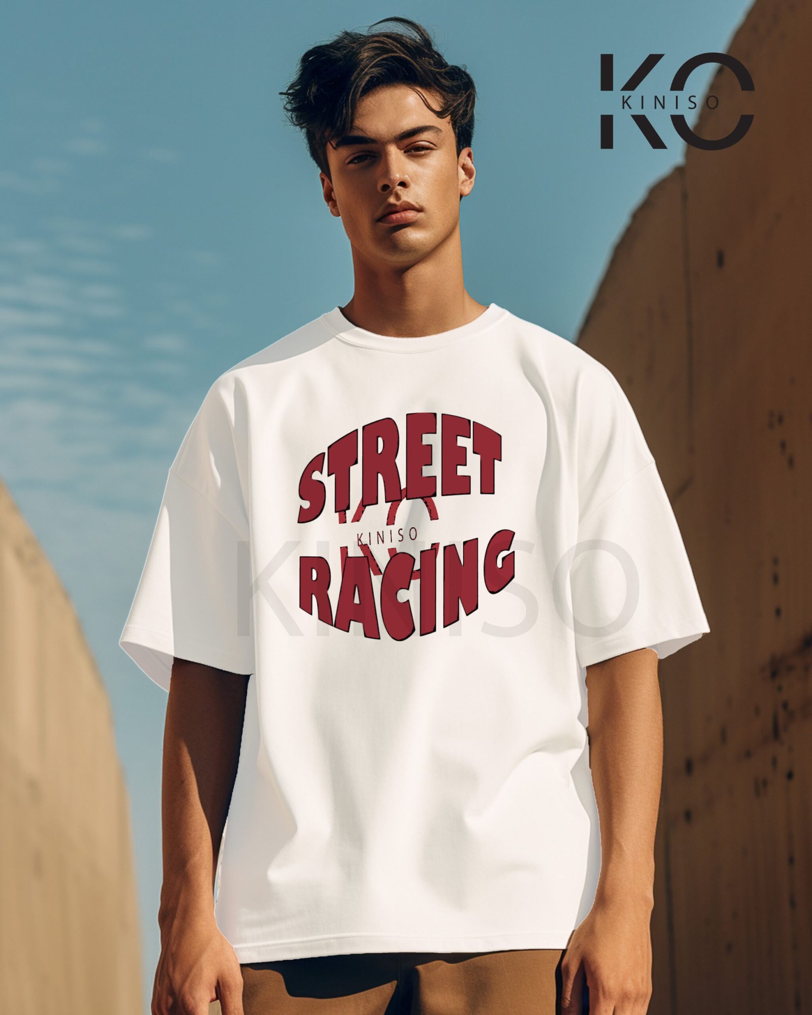 Street racing car london White car t shirts men