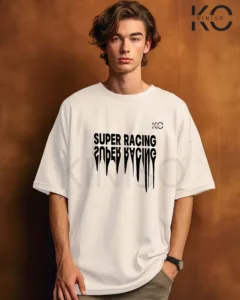 Super racing car t shirts for men White