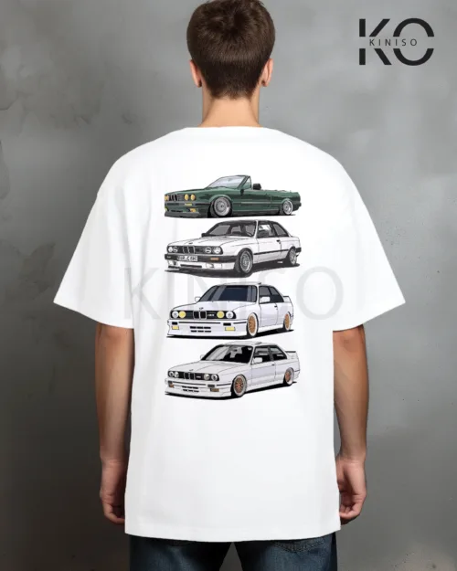 Wroom Back 4 Back part White car detailing t shirts