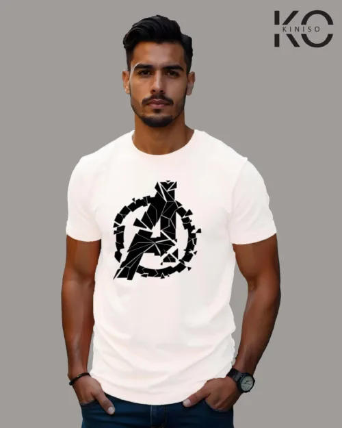 Image of Avengers Printed T shirt White color