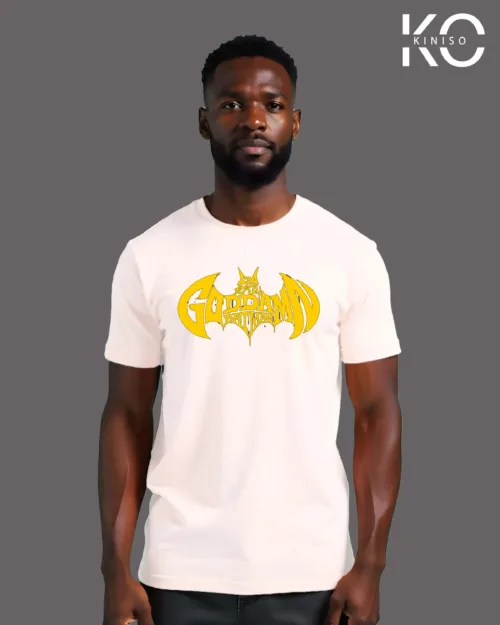 Image of I am Batman printed T-shirt white color