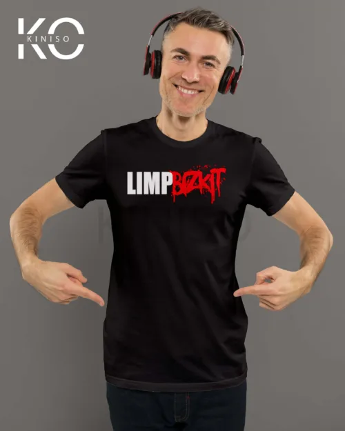 Image of Limp bizkit printed T-shirt Black Color