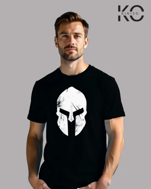 Image of Rise of an Empire 300-Mask t-shirt Black color