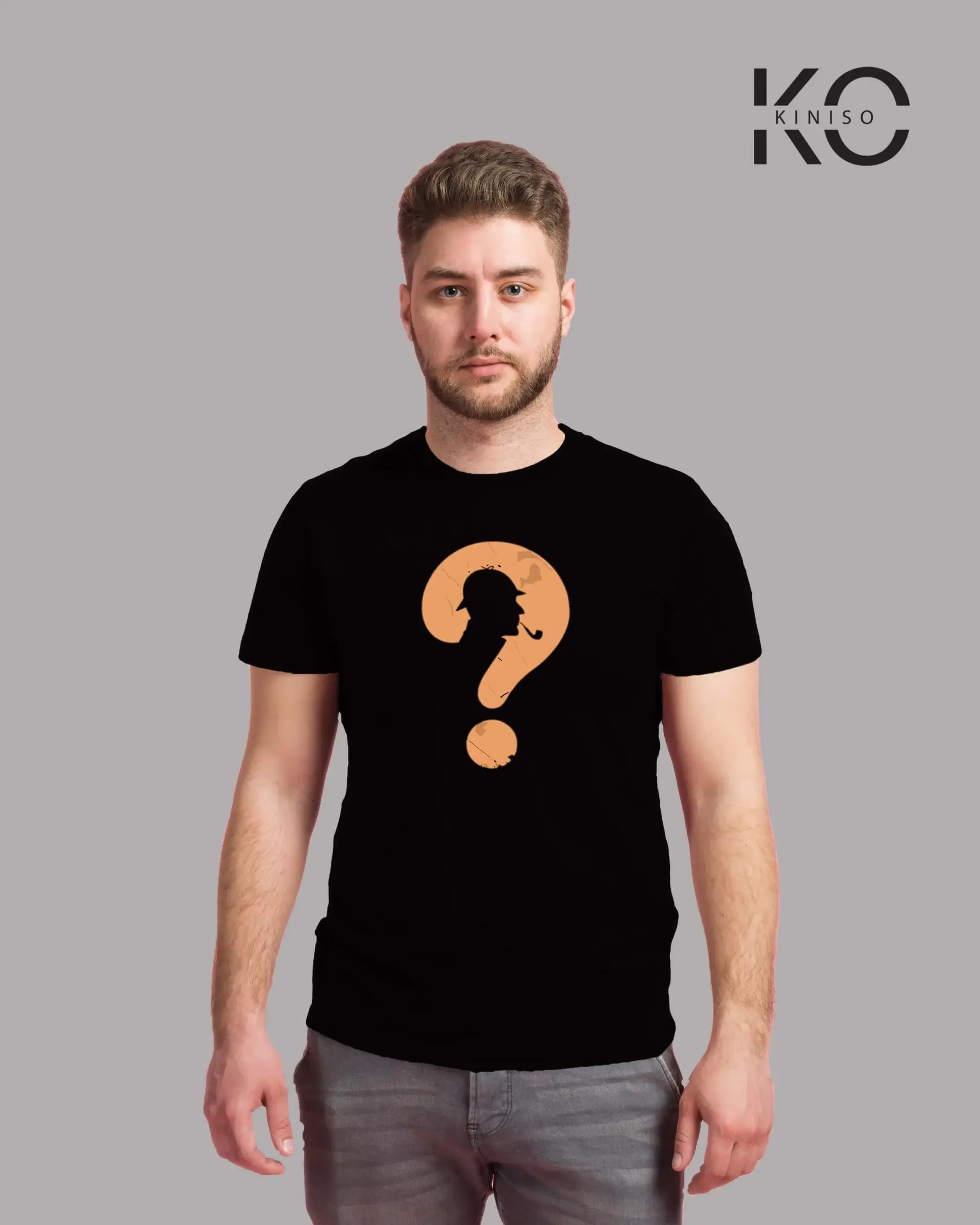 Image of Sherlock Black color t-shirt