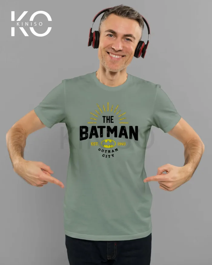 Image of The Batman Green color t-shirt