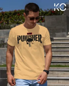 Image of The Punisher Brown color T-shirt