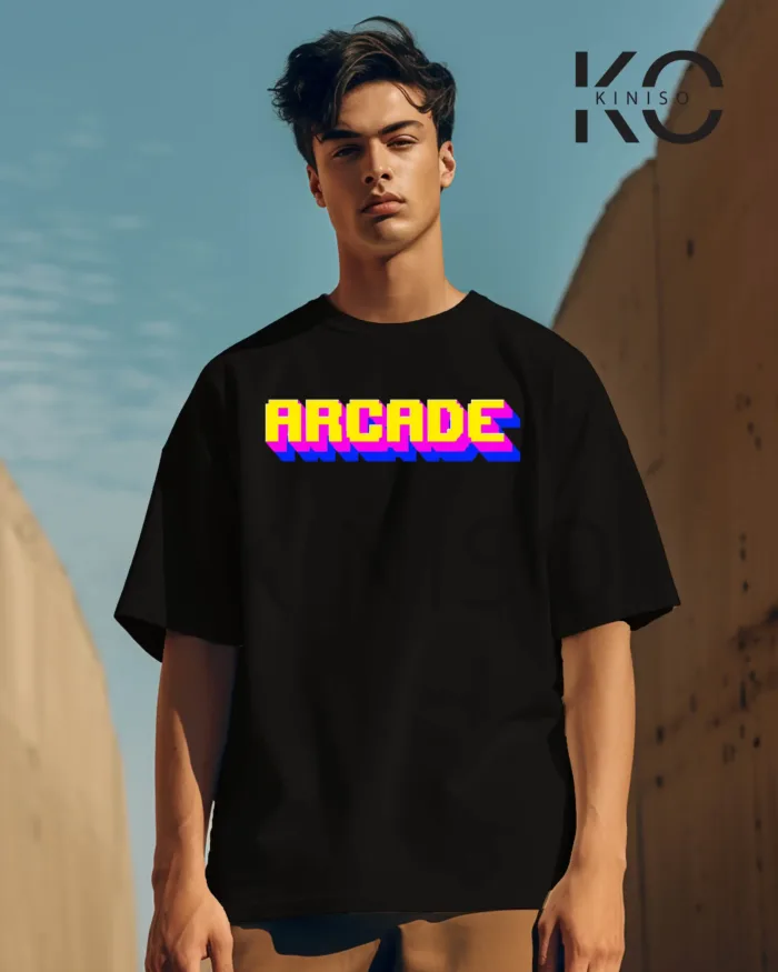 Image of Arcade t-shirt Black color