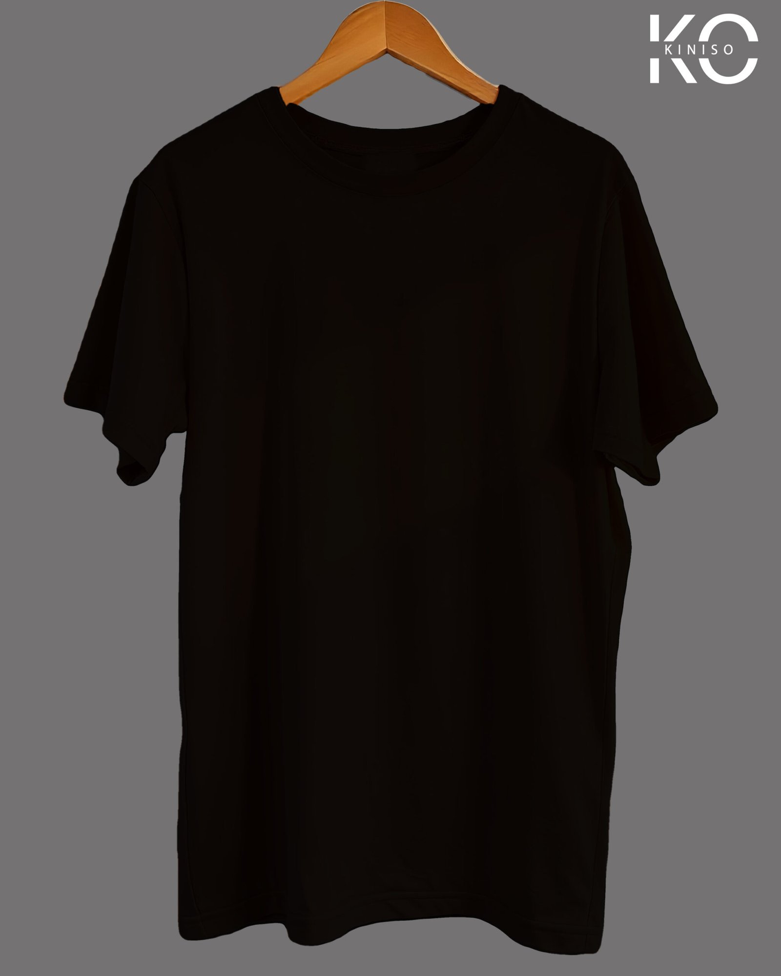 Image of Customizable Black color Drop Shoulder T-shirts