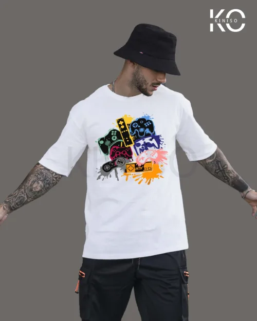 Image of Game Console All In One White T-shirt