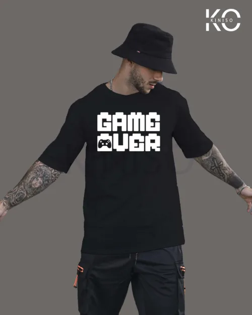 Image of Game Over Black T-shirt