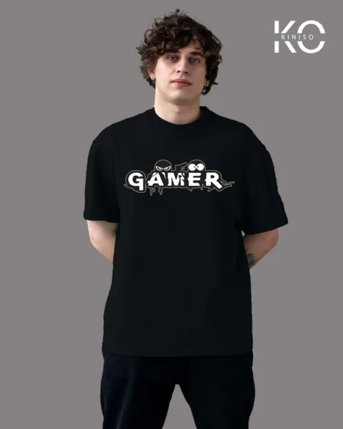 Image Of Gamer Black color T-shirt