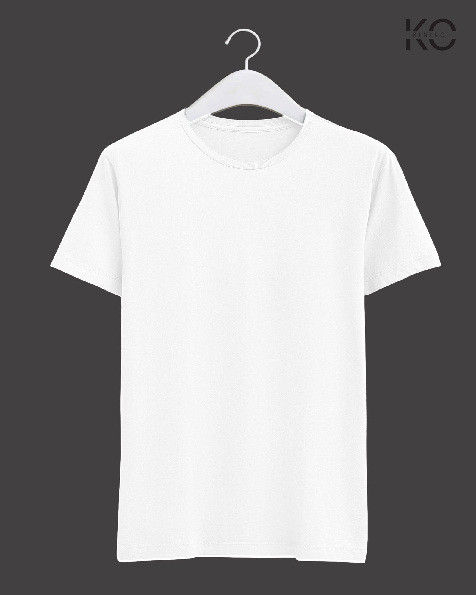 Image of Customizable White color Half Sleeve T-shirts