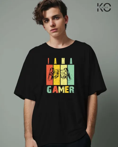 Image of I am a Gamer Black color t-shirt