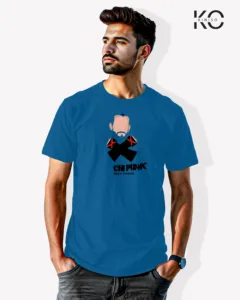 Image of Movie and TV Show inspired design Half Sleeve t-shirt | CM Punk Blue