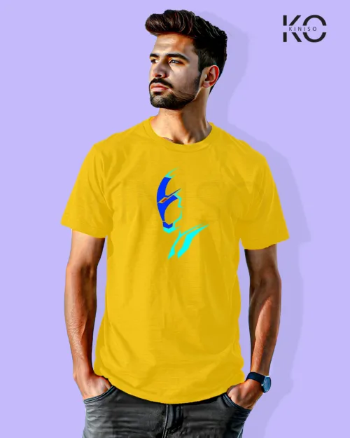 Image of Movie and TV Show inspired design Half Sleeve t-shirt | Iron Man Yellow