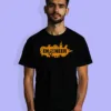 Image of Engineer and tech inspired design half sleeve t-shirt | Mechanical Engineer Black