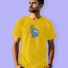 Image of Music inspired design Half Sleeve t-shirt | Music Fest Yellow