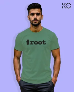 Image of Engineer and tech inspired design half sleeve t-shirt | Root Pastel Green