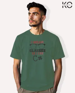 Image of Engineer and tech inspired design half sleeve t-shirt | So I can Pastel Green