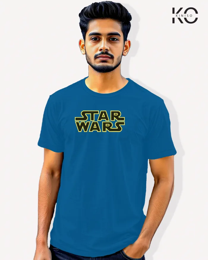 Image of Movie and TV Show inspired design Half Sleeve t-shirt | Star Wars Blue