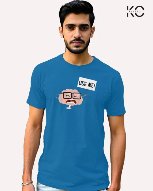 Image of Engineer and tech inspired design half sleeve t-shirt | Use Me Blue