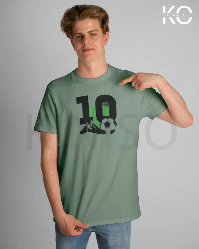 Football tees - jersy 10 shoes and ball - soccer t-shirt - in Bangladesh - Image 7