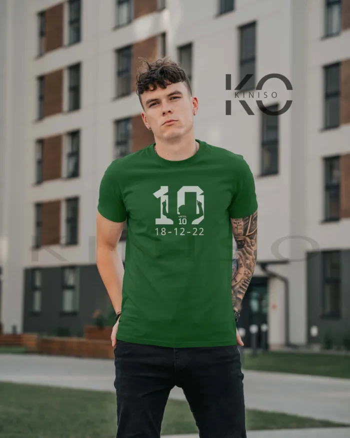 Messi World Cup Winning Date Printed T-Shirts for Men - Image 7