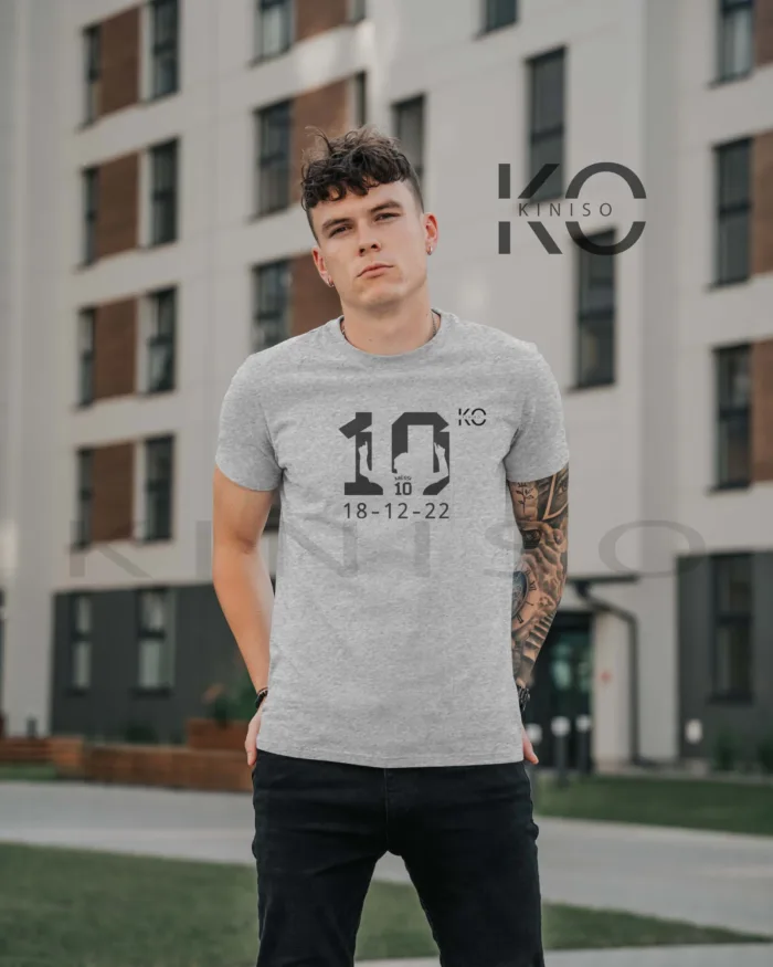 Messi World Cup Winning Date Printed T-Shirts for Men - Image 5