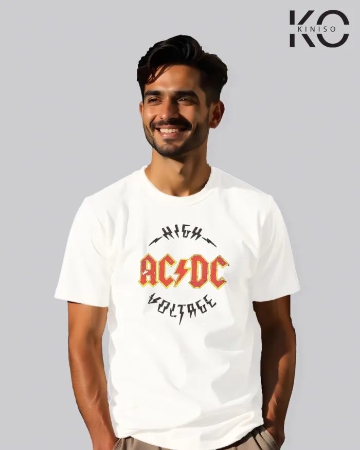 Music Inspired t shirts with AC DC Design Printed for Music Lover in Bangladesh