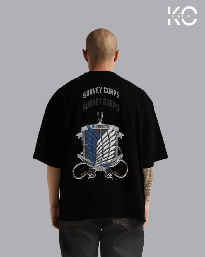 Anime T-shirts for men with Attack on Titan Survey Corps - Image 16