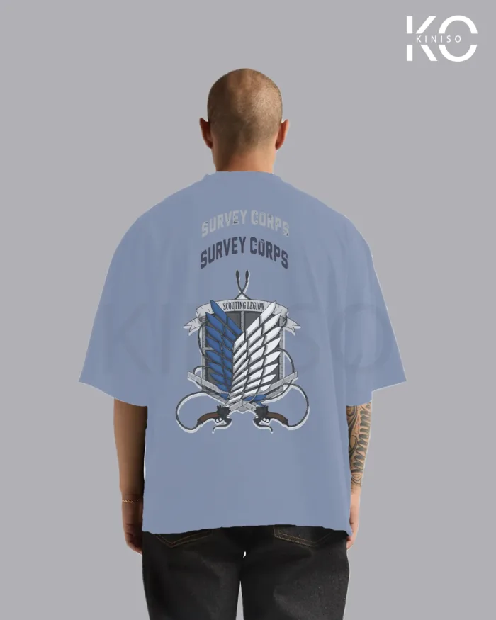 Anime T-shirts for men with Attack on Titan Survey Corps - Image 10