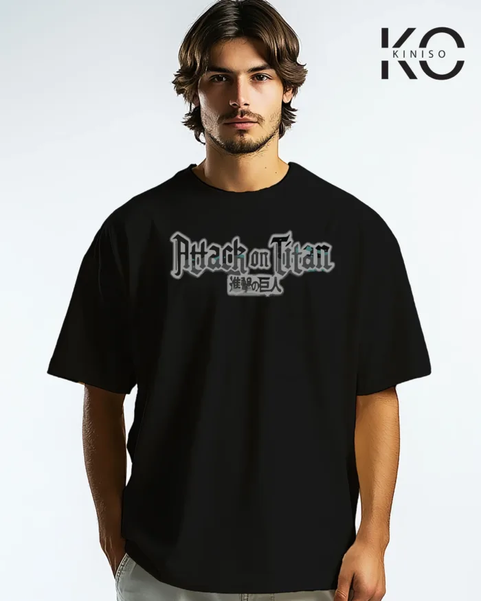 Anime T-shirts for men with Attack on Titan Survey Corps