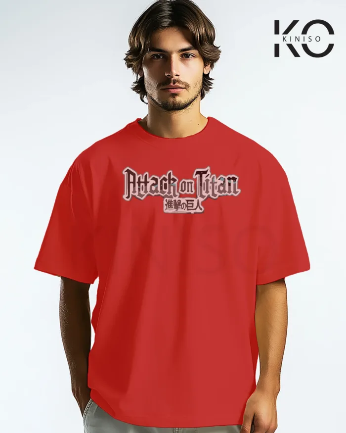 Anime T-shirts for men with Attack on Titan Survey Corps - Image 3