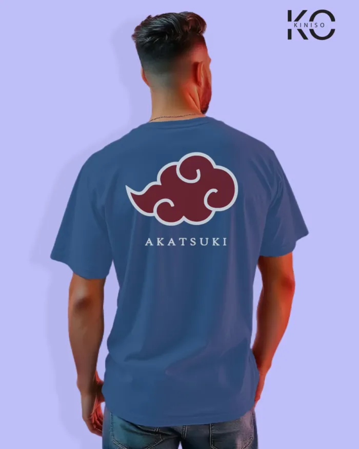 Naruto T-shirt Drop Shoulder for Men - Akatsuki Village Sign - In Dhaka - Image 16
