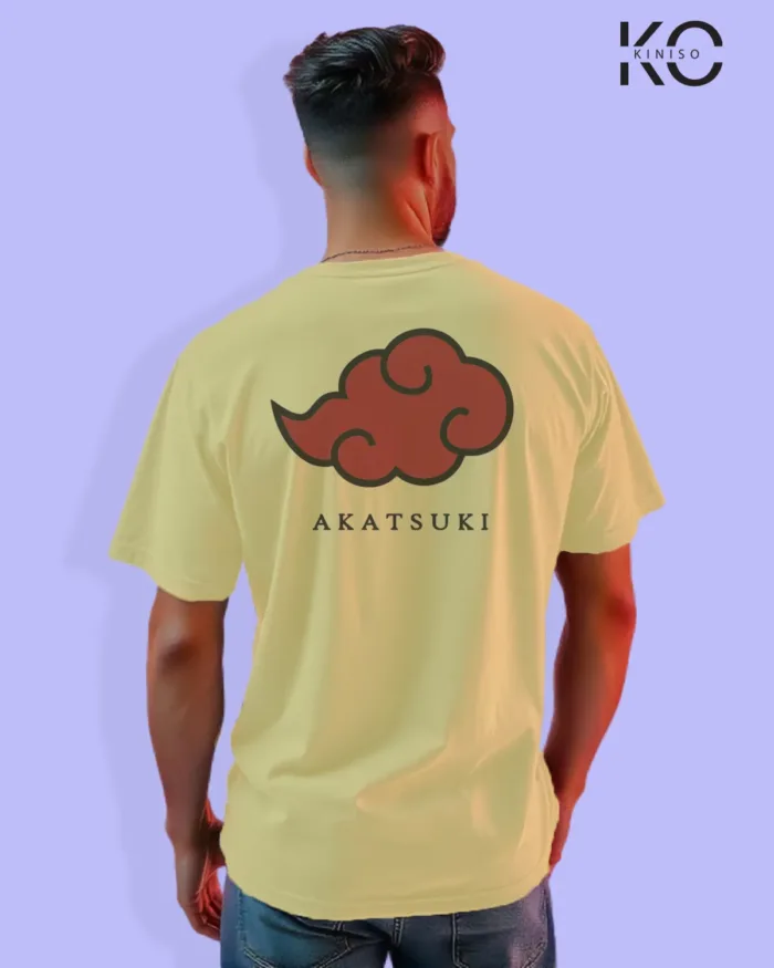 Naruto T-shirt Drop Shoulder for Men - Akatsuki Village Sign - In Dhaka - Image 13