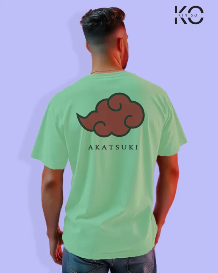 Naruto T-shirt Drop Shoulder for Men - Akatsuki Village Sign - In Dhaka - Image 12