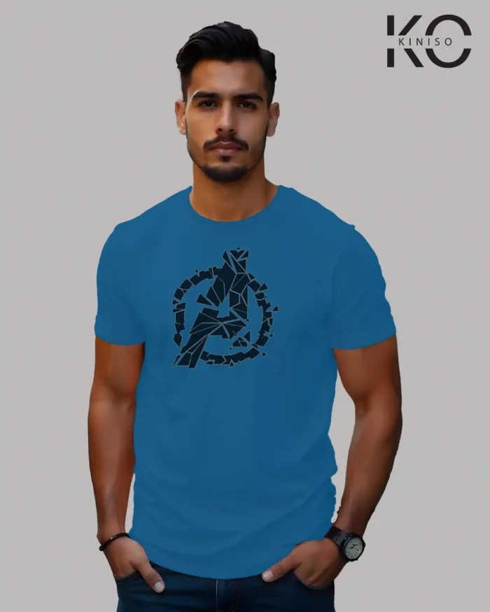 Movie Lover t shirts with Avengers Sign Printed for men in Bangladesh - Image 4