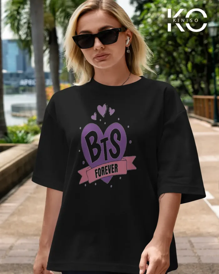 BTS Fan Apparel for ARMY Tshirt - BTS FOREVER - Printed Tee for Women in BD - Image 8