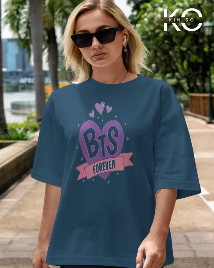BTS Fan Apparel for ARMY Tshirt - BTS FOREVER - Printed Tee for Women in BD - Image 7
