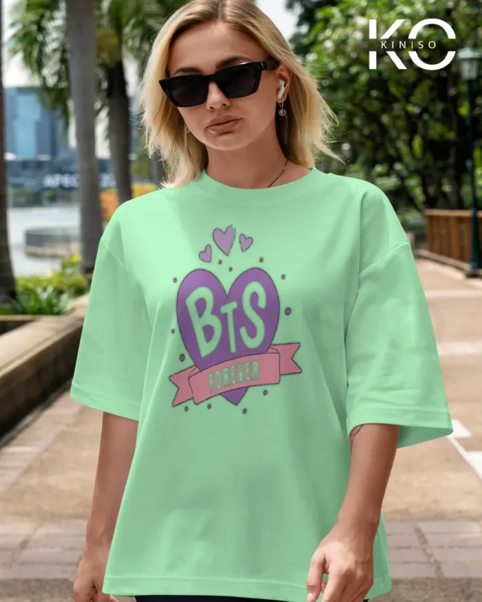 BTS Fan Apparel for ARMY Tshirt - BTS FOREVER - Printed Tee for Women in BD - Image 4