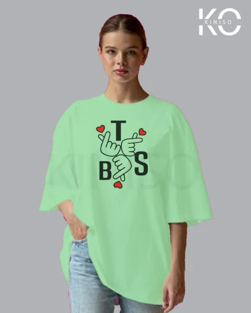 BTS Finger Symbol Pastel Mint
