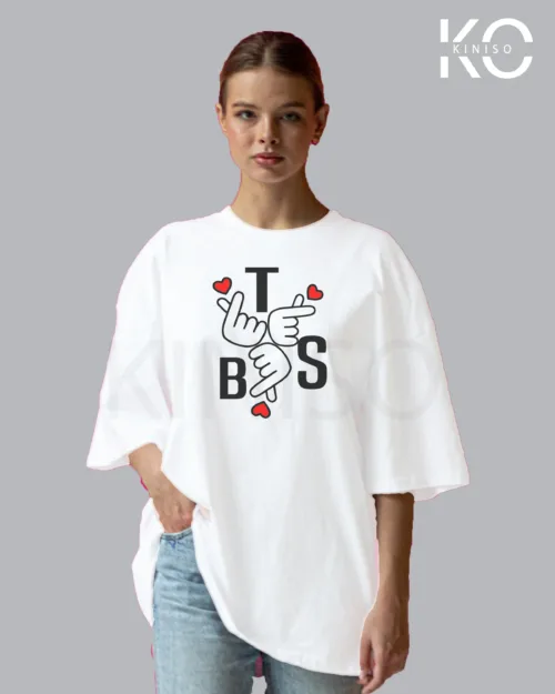 BTS Finger Symbol White